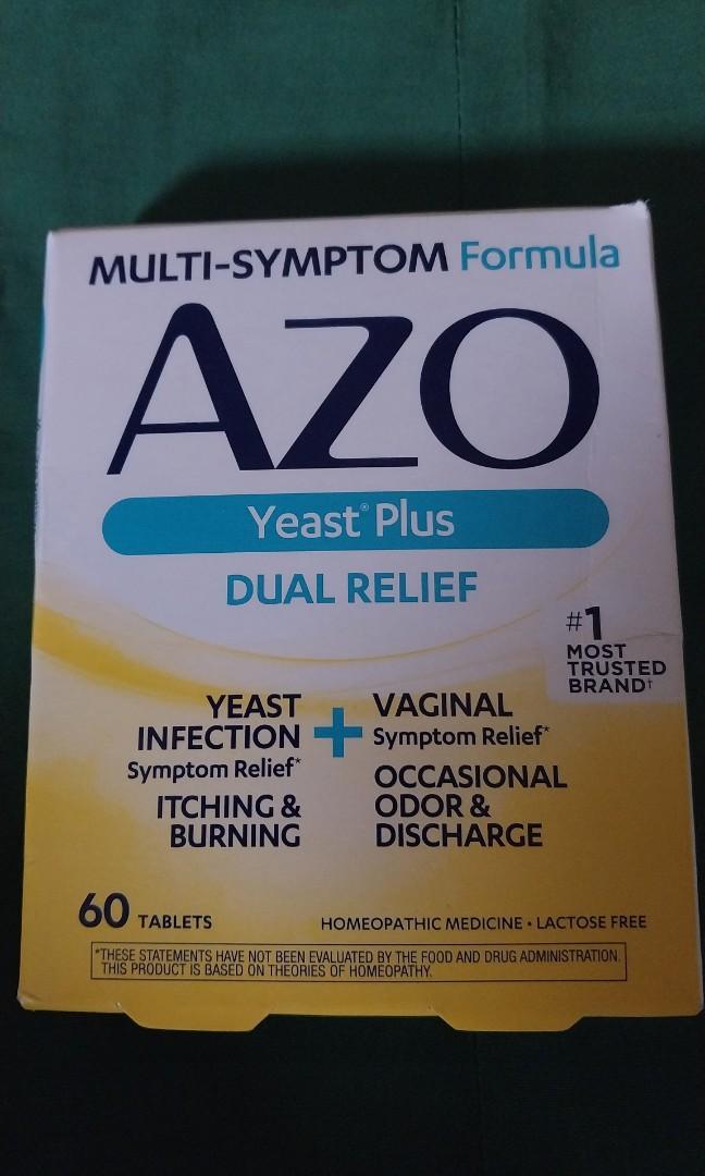 AZO Yeast plus dual relief for Yeast infection (60 tablets), Health & Nutrition, Family Planning