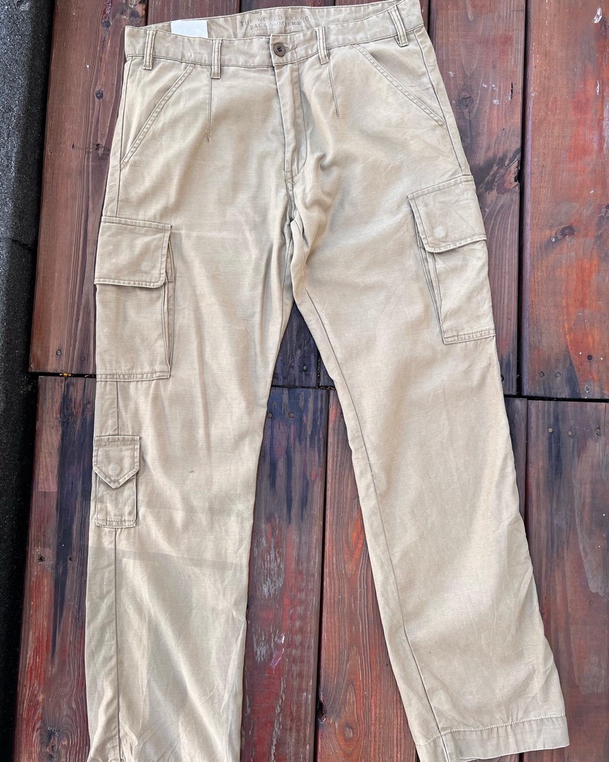 back number cargo pants, Men's Fashion, Bottoms, Trousers on Carousell