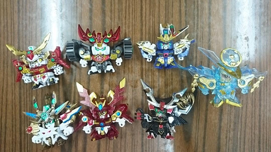 Bandai Sd Gundam 戰士刀霸大將軍編武者紅零斗丸鐵機武者真星勢多鐵機將飛閃爆炎頑駄無烈風頑駄無魔刃頑駄無魂武者鬪刃丸 興趣及遊戲 玩具 遊戲類