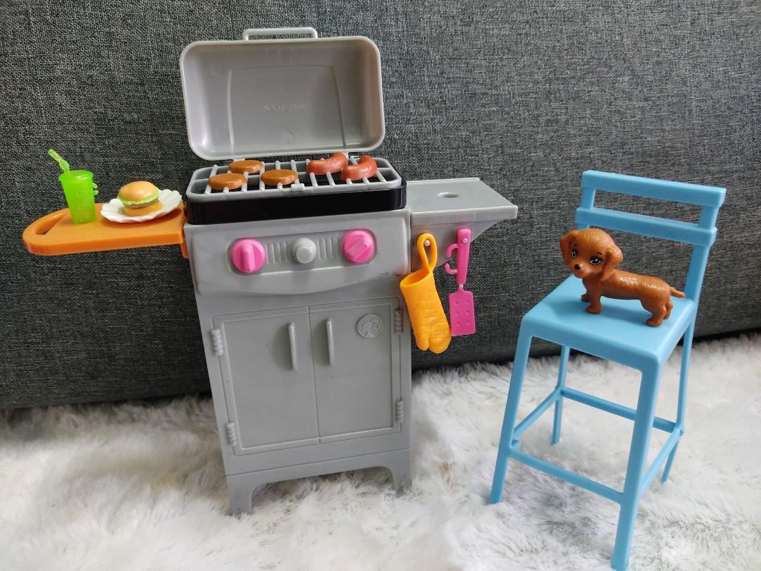 Barbie bbq clearance set