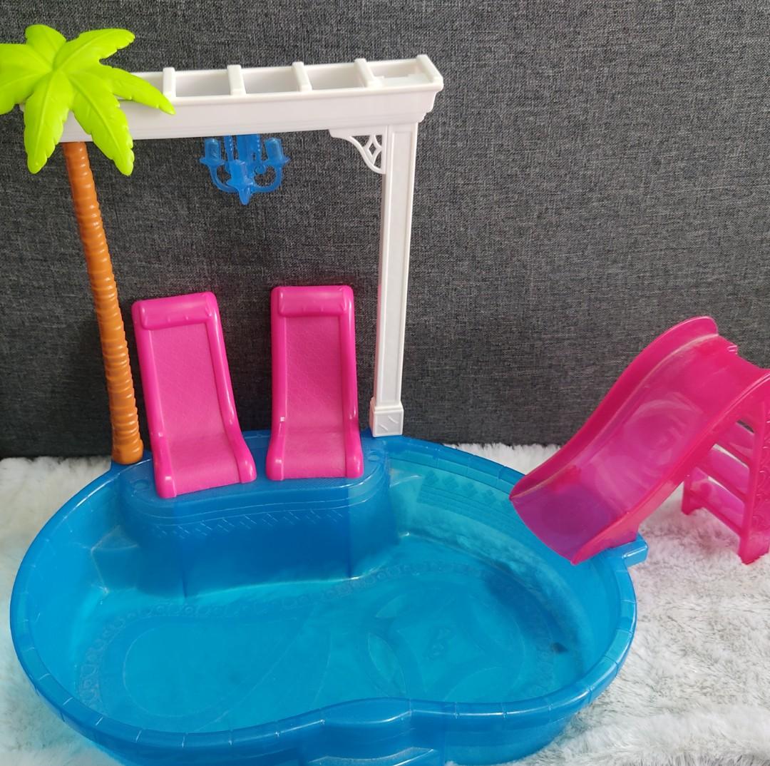 Barbie doll pool set, Hobbies & Toys, Toys & Games on Carousell