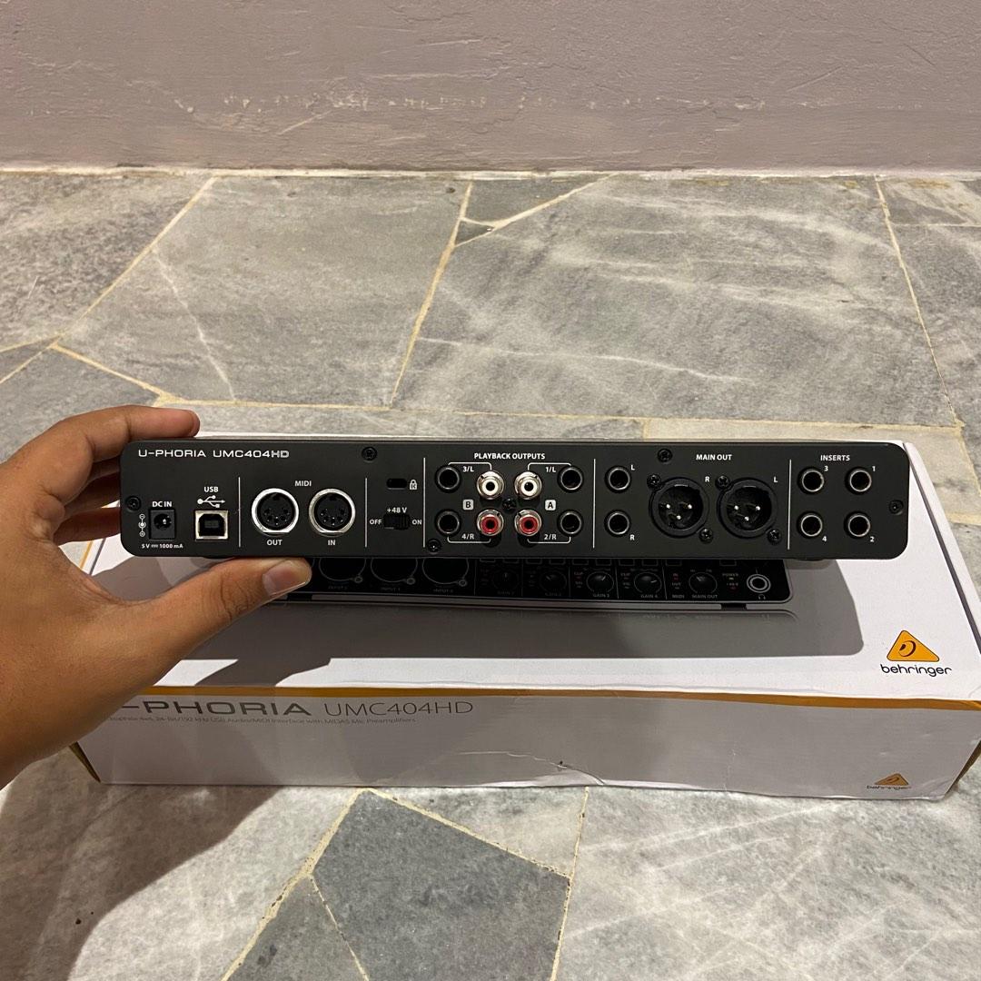 Behringer UPhoria UMC404HD 4In / 4Out USB 2.0 Audio Interface