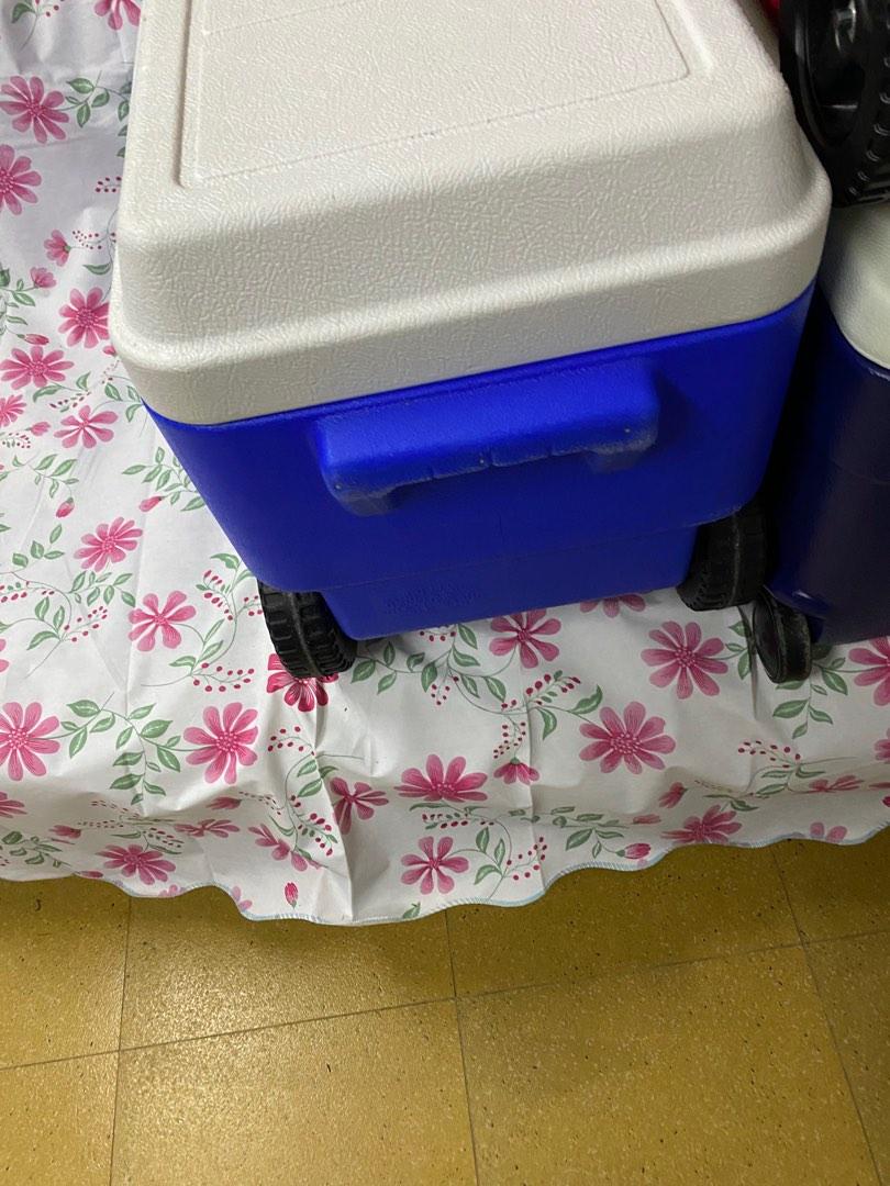 Big cooler box with wheels, Sports Equipment, Fishing on Carousell