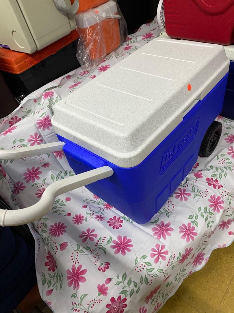 Big cooler box with wheels, Sports Equipment, Fishing on Carousell