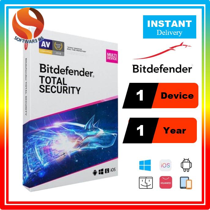 BITDEFENDER Total Security 2022 (1 Device 1 Year), Computers ...