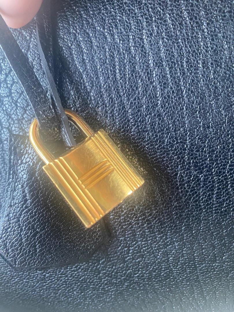 Hermes Birkin 35 Noir Black Chevre Mysore Gold Hardware #F - Vendome Monte  Carlo