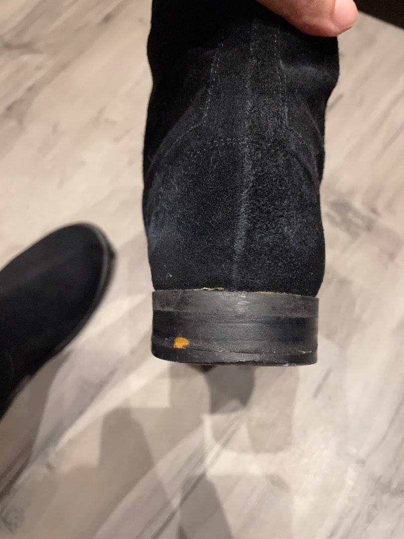 Aldo black suede best sale booties