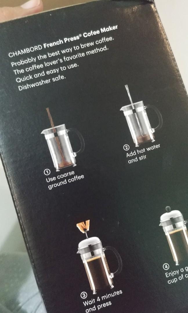 Bodum x Starbucks Chambord French Press Copper/Pink Color, TV & Home