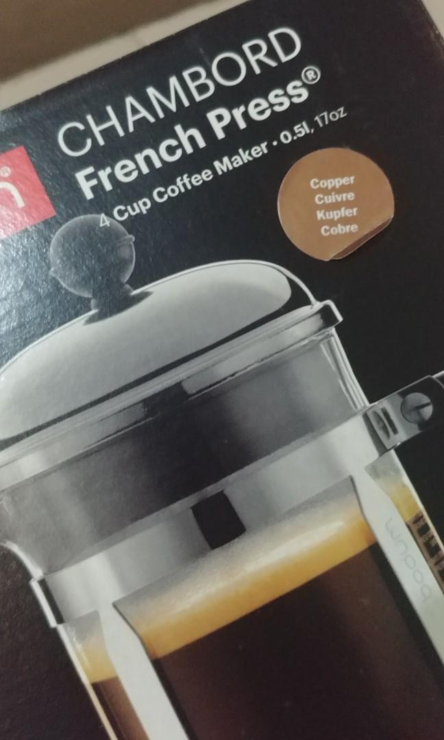 Bodum x Starbucks Chambord French Press Copper/Pink Color, TV & Home