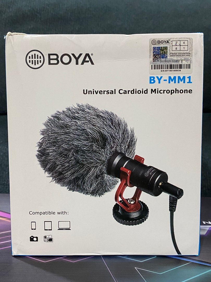 BOYA universal microphone, Computers & Tech, Parts & Accessories, Other