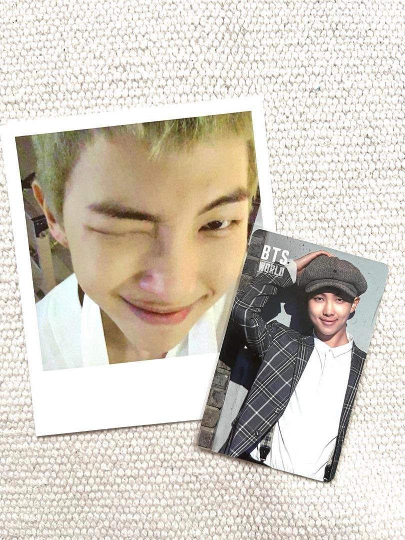 BTS Namjoon BTS World and Wings photocards (SET), Hobbies & Toys