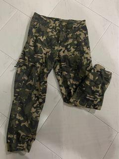 Supreme Stone Island Reactive Ice Camo Ripstop Cargo Pant Red for Women