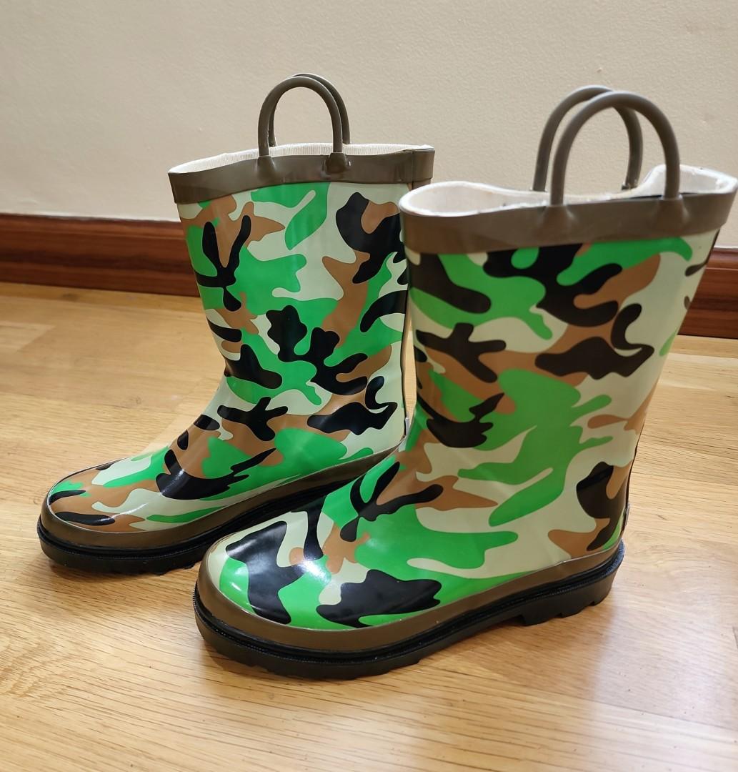 Camouflage Rubber Boots size34 for Kids, Babies & Kids, Babies & Kids