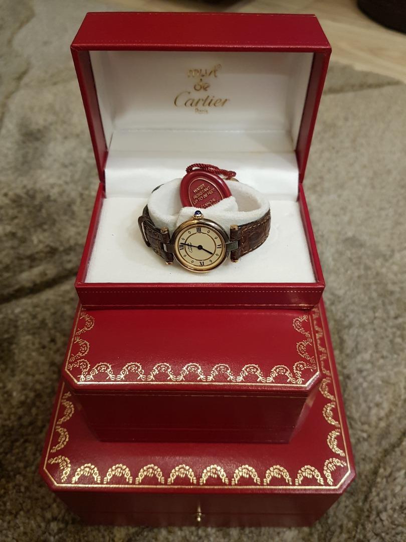 AUTHENTIC Cartier Watch Gold Luxury Watches on Carousell