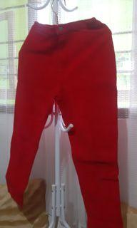 Celana condoray merah high waist