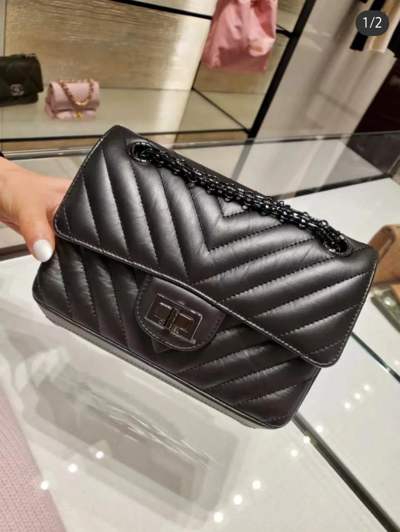 Chanel mini reissue so black sale