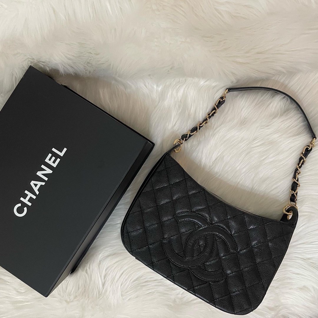 CHANEL TIMELESS CC CRESCENT SHOULDER BAG, Luxury, Bags & Wallets