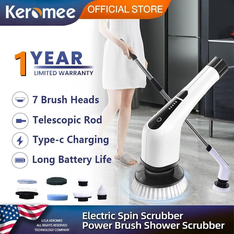 Keromee Handheld Household Electric Cleaning Brush WS101