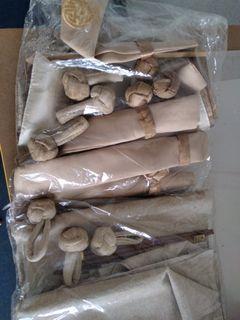 Chopstick sets with plate mat