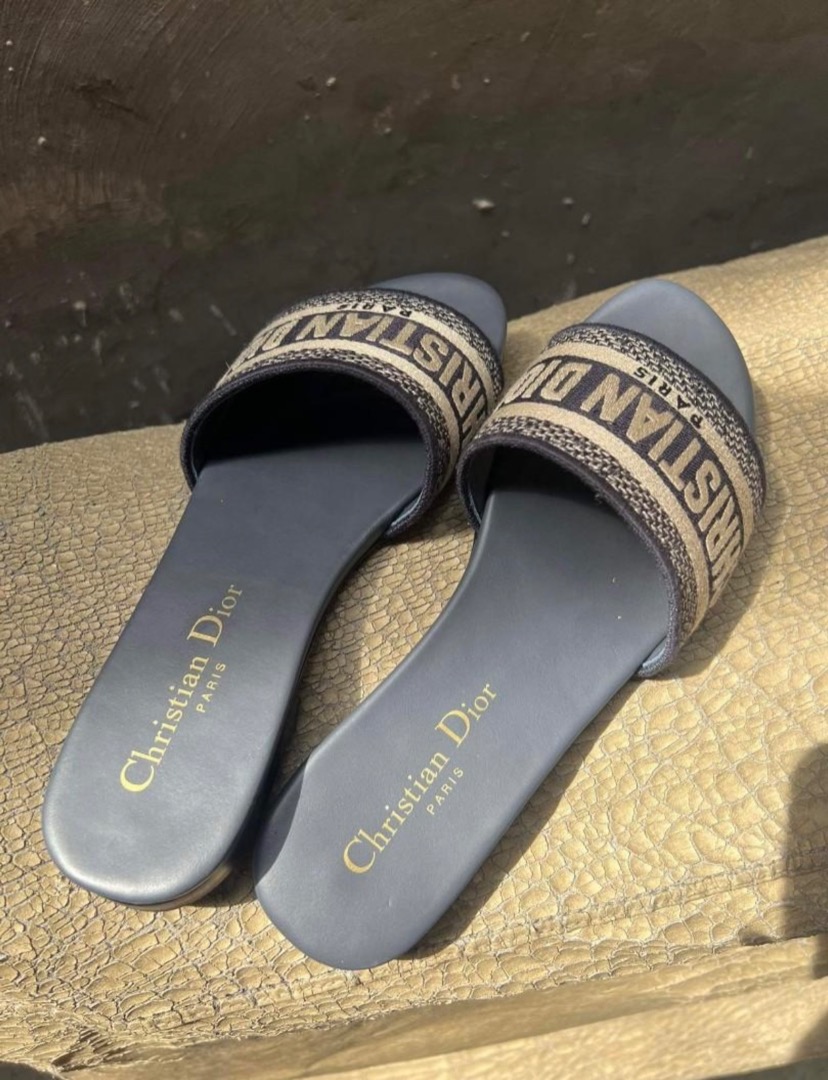 Christian Dior Slides, Luxury, Sneakers & Footwear on Carousell