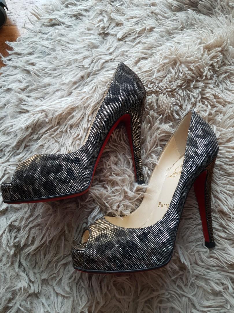 Christian louboutin peep new arrivals toe heels