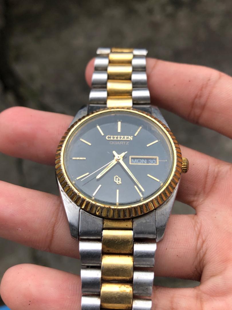 Citizen Quartz Fluted Bezel and President Bracelet (Oysterdate Homage