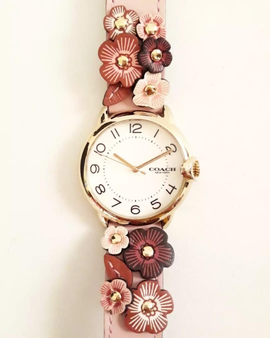 Coach Watch Tea Rose Not MK Fossil Guess