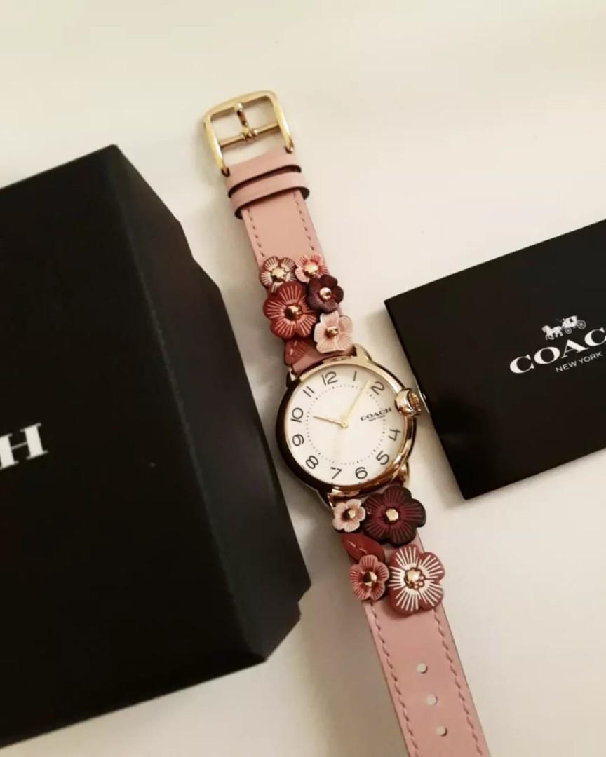 Coach tea rose watch cheap