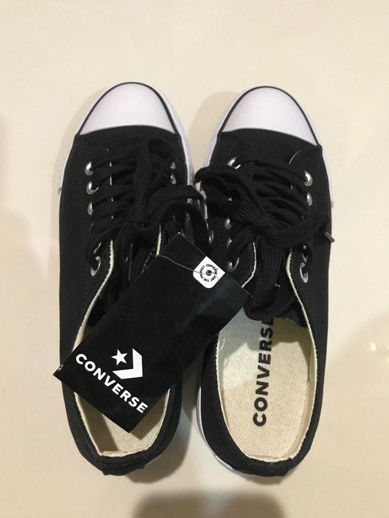Converse All Star thick soled (black low top), Women's Fashion, Footwear,  Sneakers on Carousell