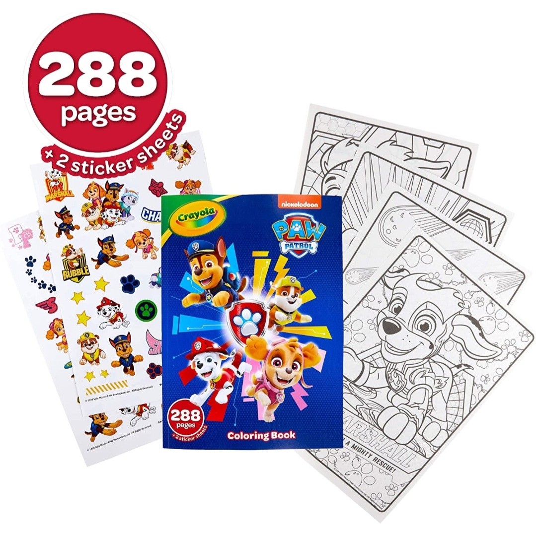 288 Pages 4 Crayola Disney Princess Coloring Book with Stickers 5 Gift for Kids Ages 3 6 