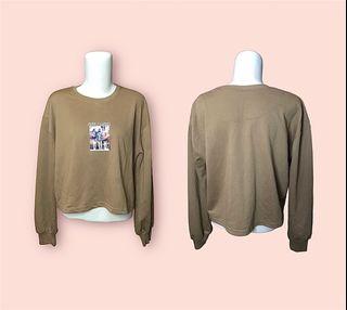 Crop Sweater brown