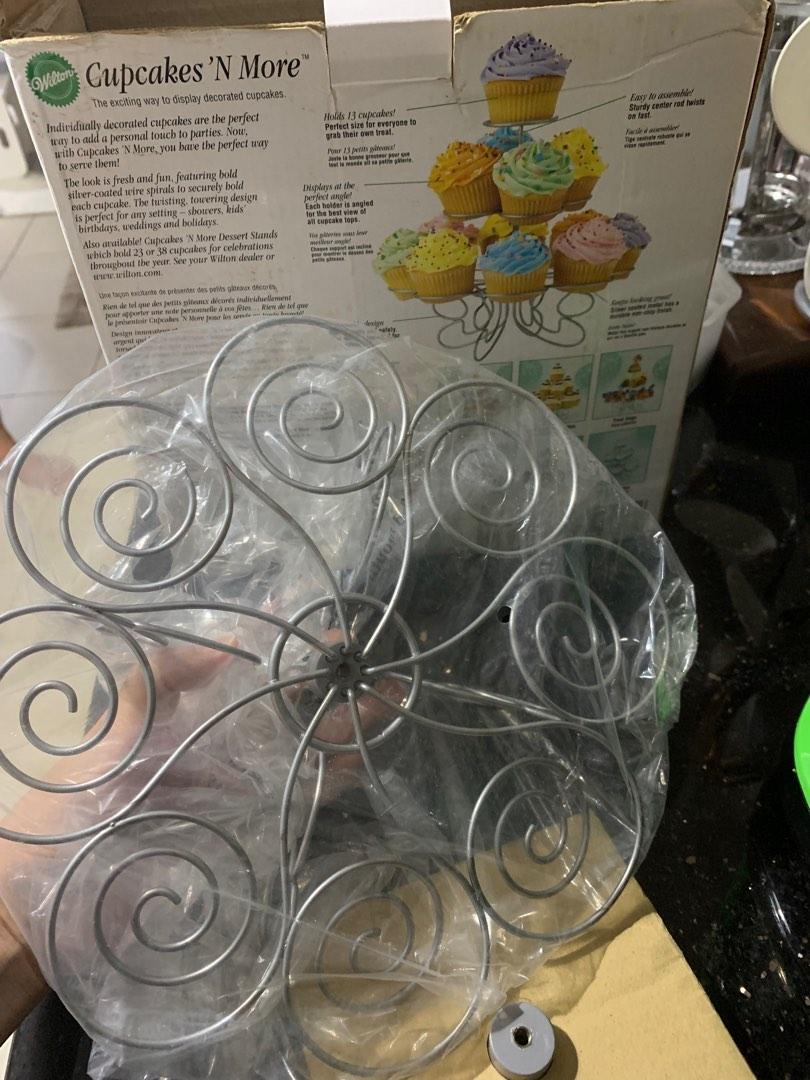 Cupcake’s & more Dessert Stand (Category: Bakeware) located in Mandaluyong City. Submitted by TheWeekendProject (Listing ID 1188585784, Image 3). Description: Wilton brand Holds 13 cupcakes. Matibay unlike the flimsy cardboard ones. Good as new. Used twice for few mins..