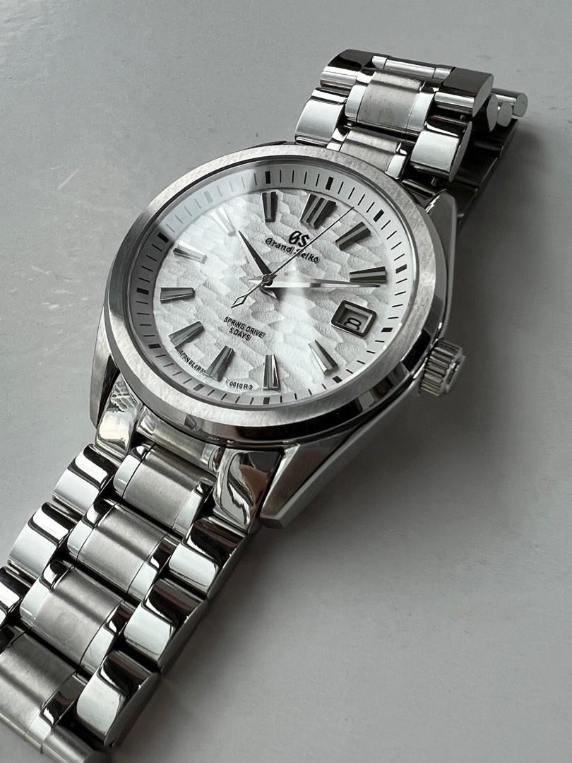 Custom Grand Seiko Mod White Wave GS, Men's Fashion, Watches & Accessories,  Watches on Carousell