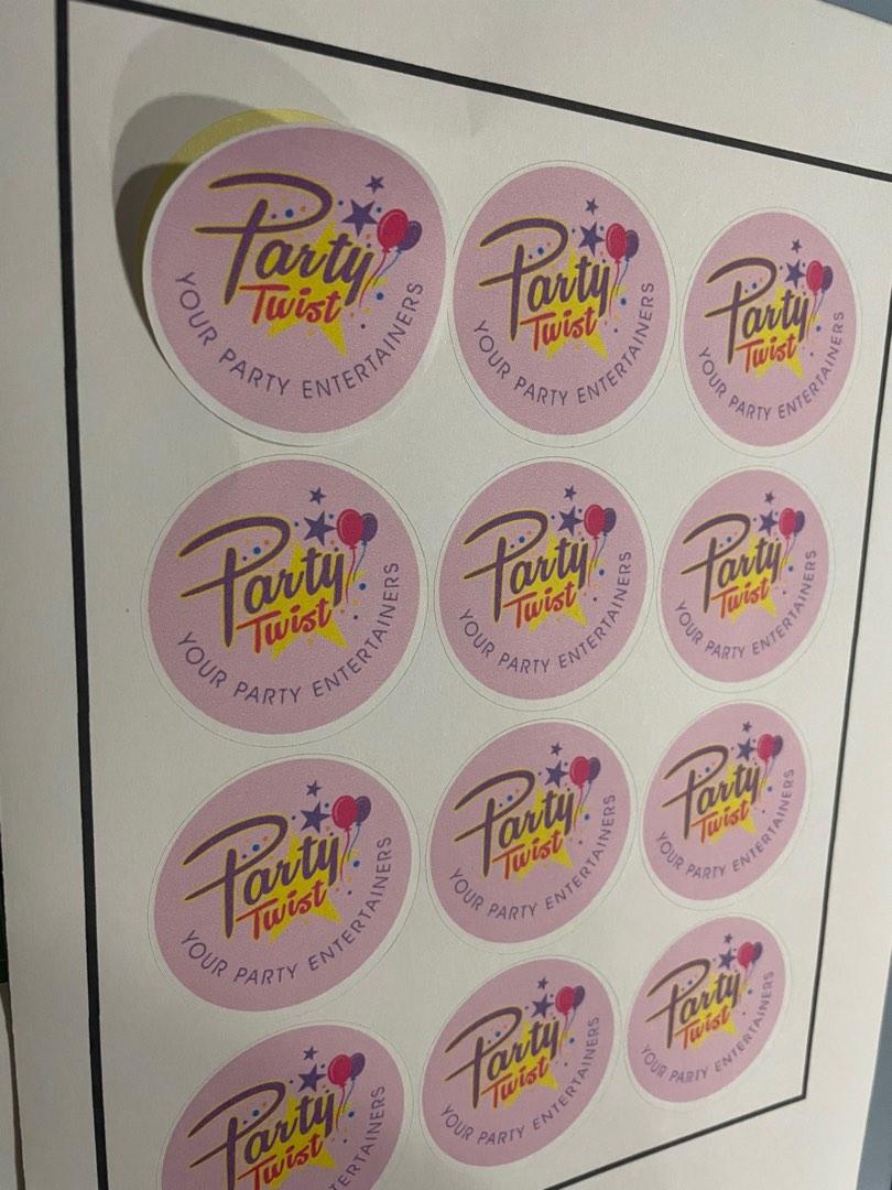 Customize sticker label Personalise text label , Hobbies & Toys