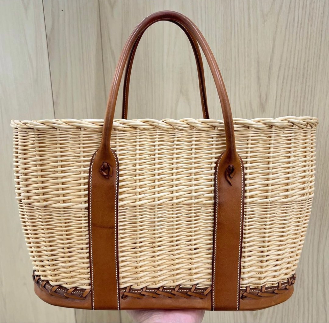 Hermes Garden Party 36cm Barenia & Canvas – Preloved