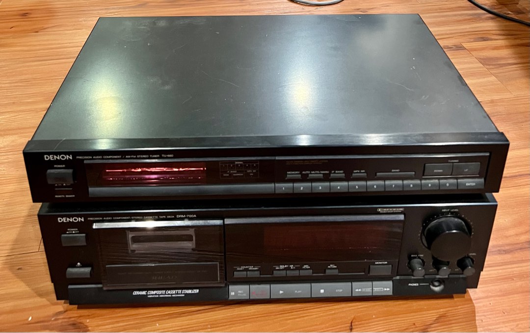 DENON Cassette Deck and FM Tuner, Audio, Soundbars, Speakers