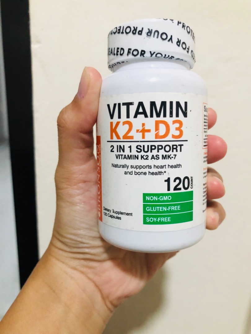 Dijual Bronson Vitamin K2+D3 120 Capsules (Original Imported From