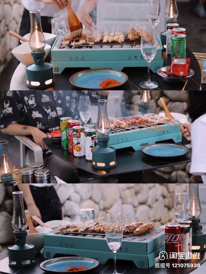 Disposable BBQ Pit/Instant BBQ Pit Large Set, TV & Home Appliances