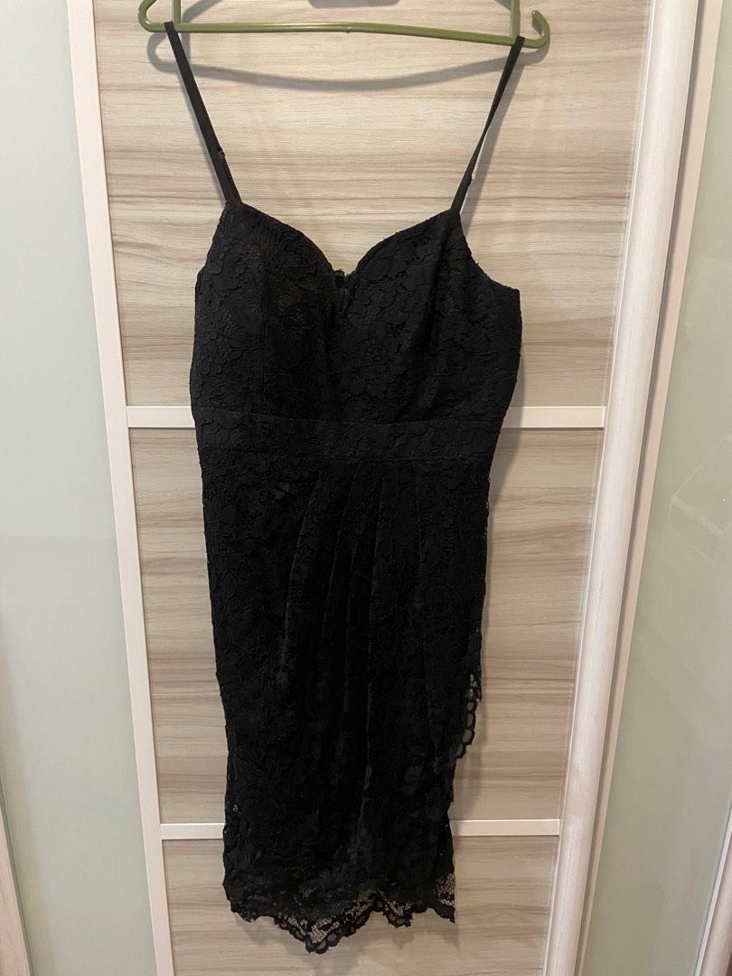Dotti black lace dress (Australia Brand), Women's Fashion, Dresses & Sets,  Evening Dresses & Gowns on Carousell