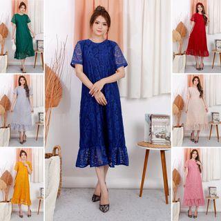 Dress Rempel Brukat Corneli