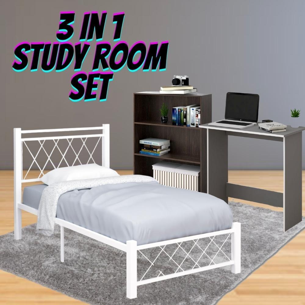 ELSA 3 in 1 single bedroom set, Furniture & Home Living, Furniture, Bed