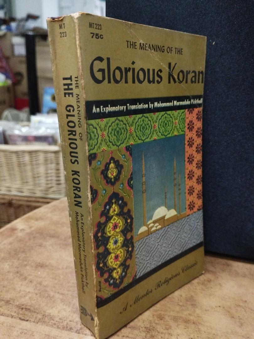 (ENG) The Meaning Of The Glorious Koran, Hobbies & Toys, Books