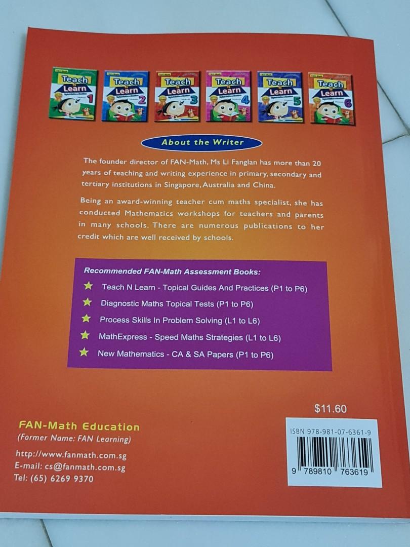 Fan-Math Primary 6 Teach N Learn Topical Guides + Practices, Hobbies ...