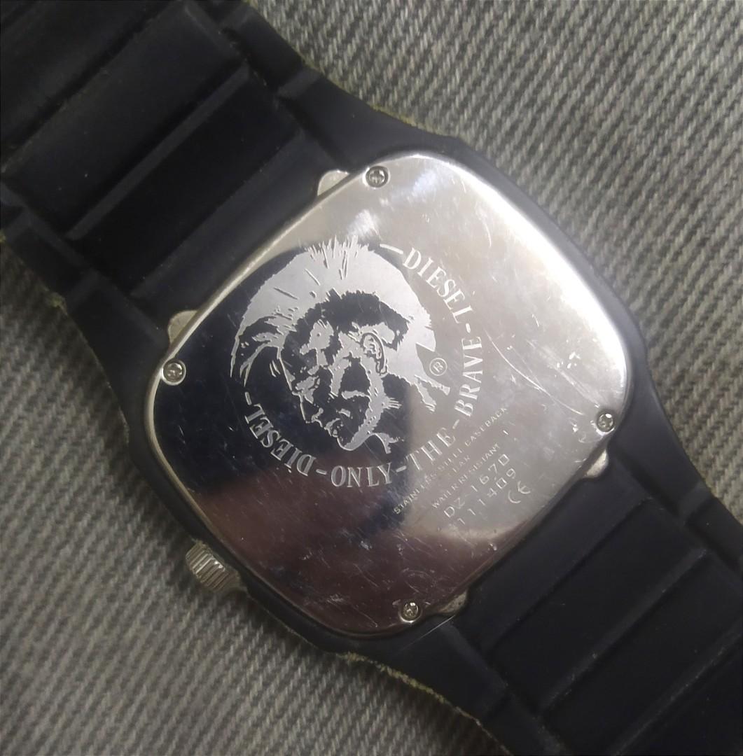 Fashion watch DIESEL trojan denim version Men s Fashion Watches