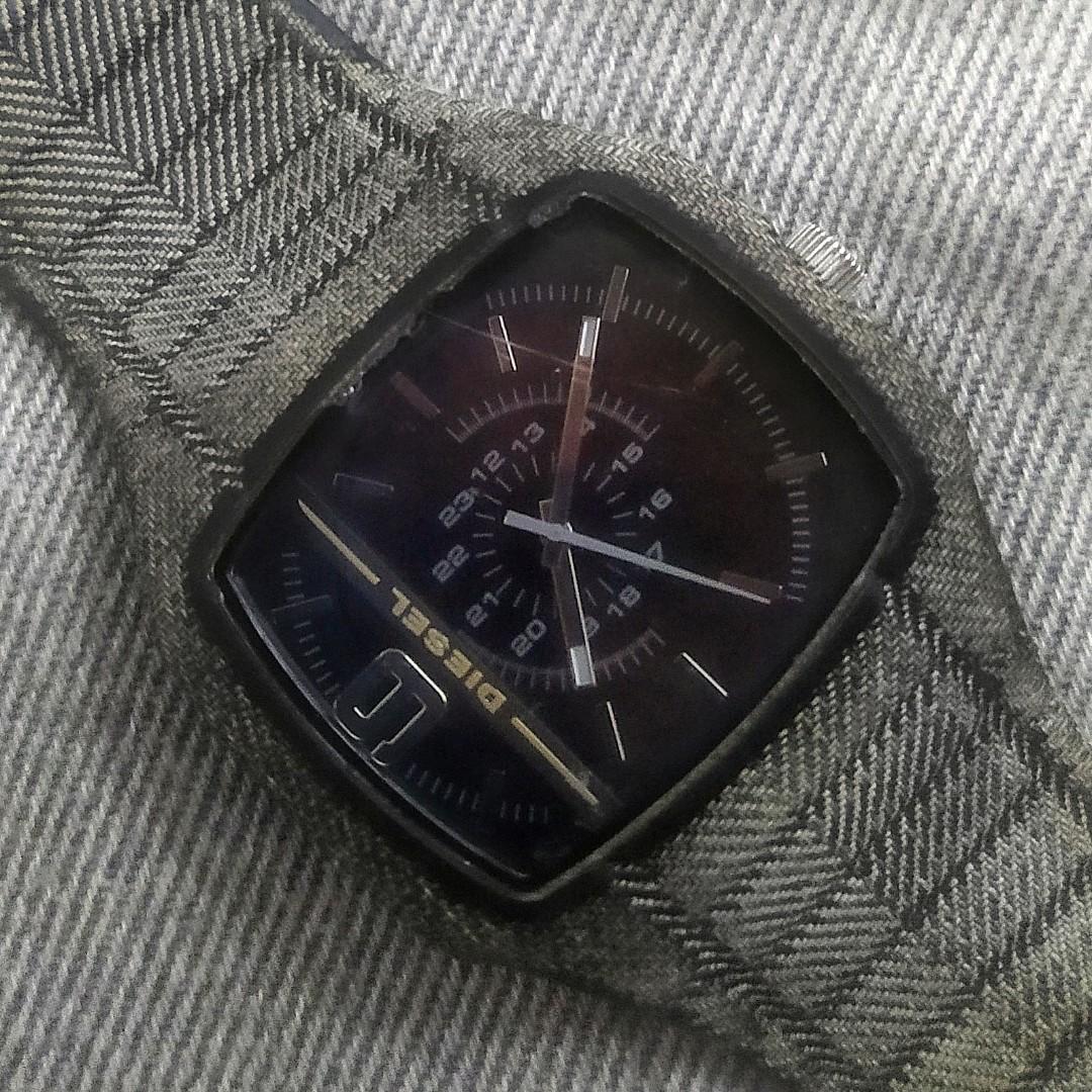 Fashion watch DIESEL trojan denim version