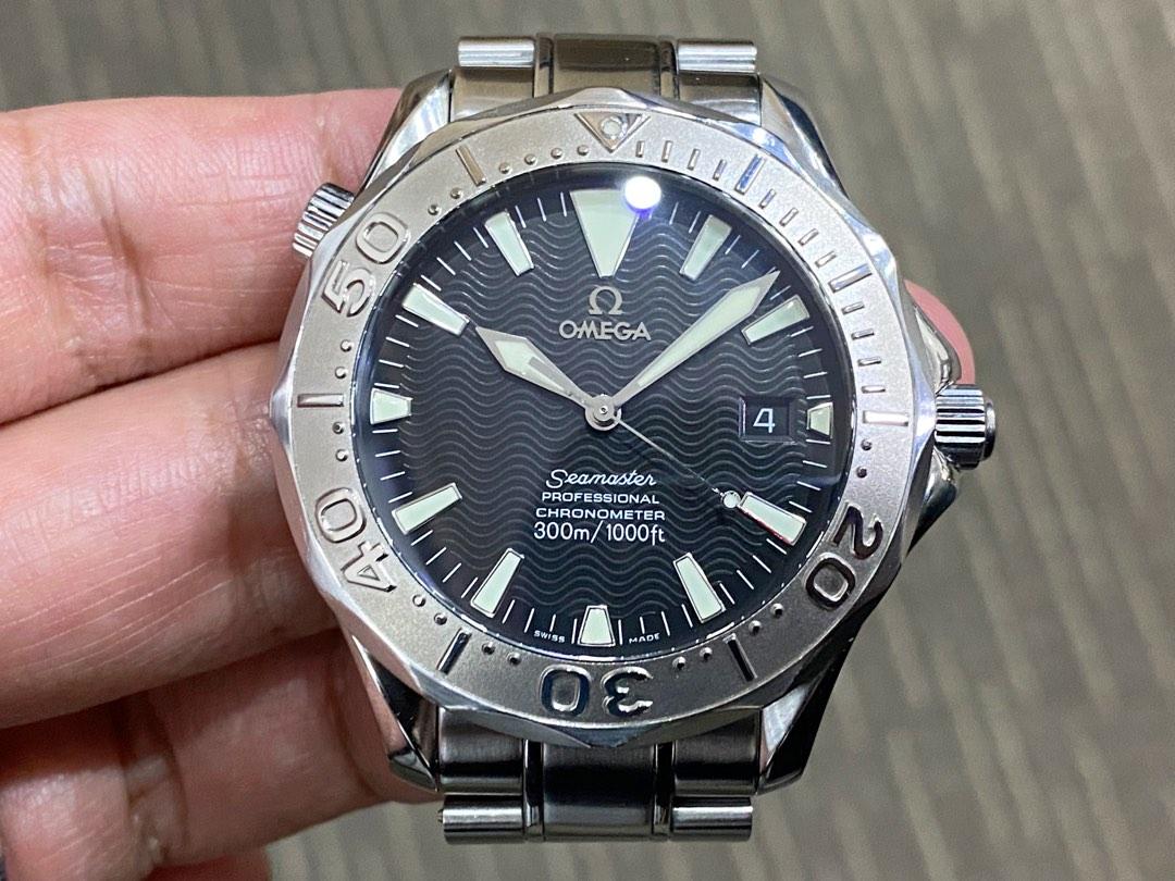 Omega seamaster white gold clearance