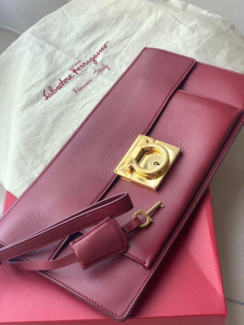 Ferragamo Clutch Bag Luxury Bags Wallets on Carousell