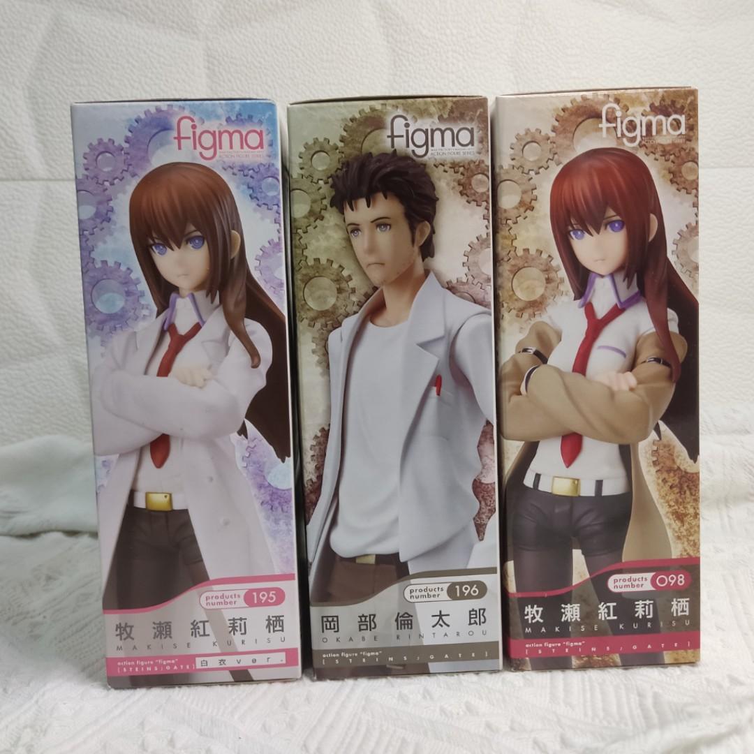 Figma Stein Gate Set Makise Kurisu Okabe Rintarou Hobbies Toys