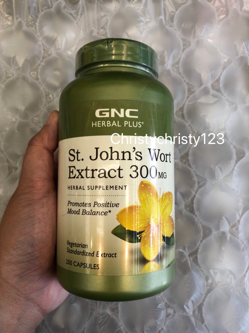 (現貨 200粒) GNC 聖約翰草萃取膠囊 300MG (GNC St. John's Wort Extract) 到期日 2023年