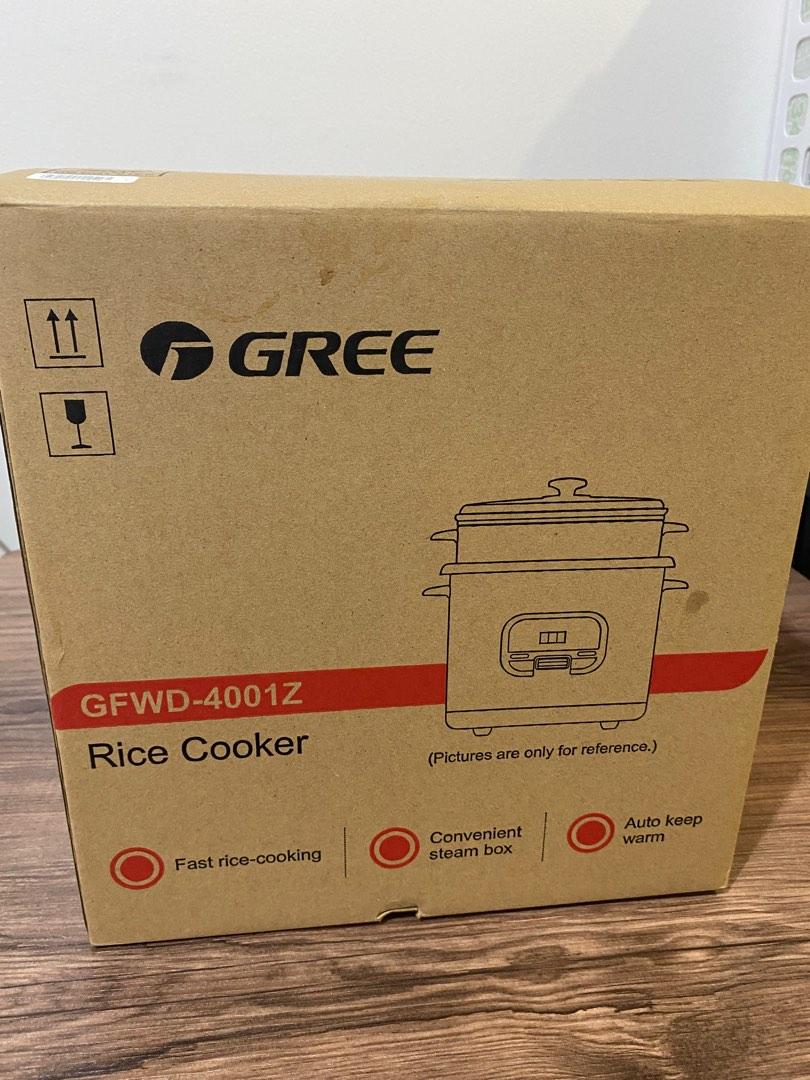 Gree 4L Rice Cooker w/ steamer, TV & Home Appliances, Kitchen